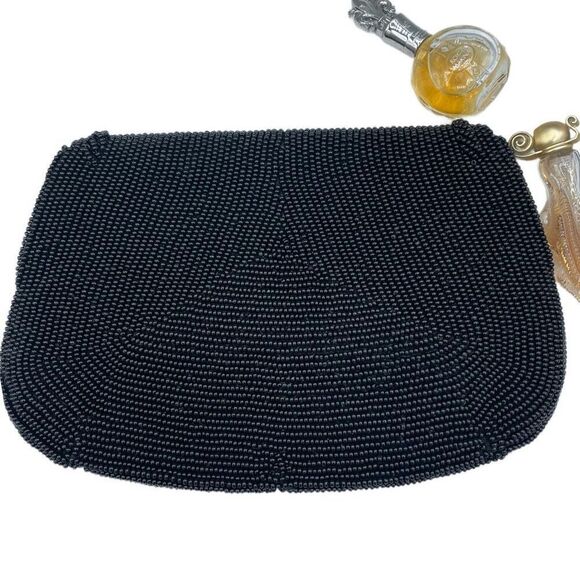 Vintage Richere’ by Walborg Black beaded clutch - Picture 2 of 9